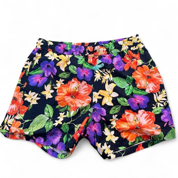 Ralph Lauren Purple Label Isla Tropical Amalfi Swim Trunk Size 32”